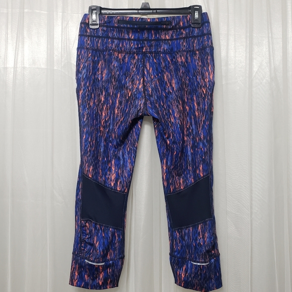 Athleta Sz S Reptile Relay Capri Leggings 212405 - Picture 7 of 14